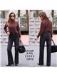 Jeans rectos negro con bolsillos delanteros