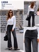 Jeans wide leg lavado gris