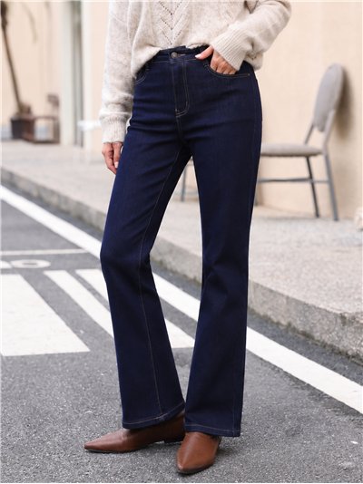 Jeans rectos denim oscuro