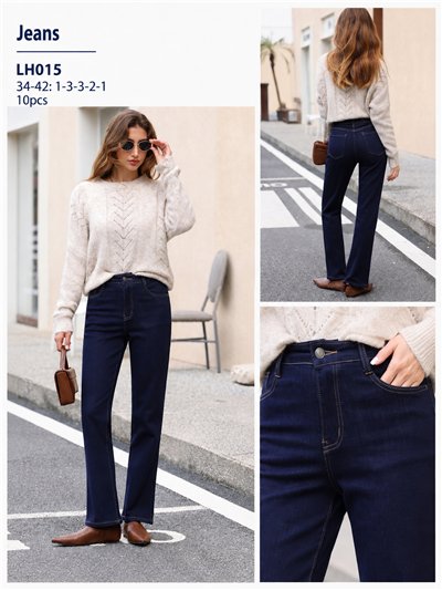 Jeans rectos denim oscuro 2