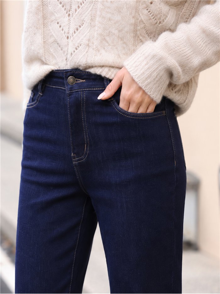 Jeans rectos denim oscuro