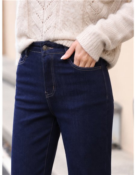 Jeans rectos denim oscuro