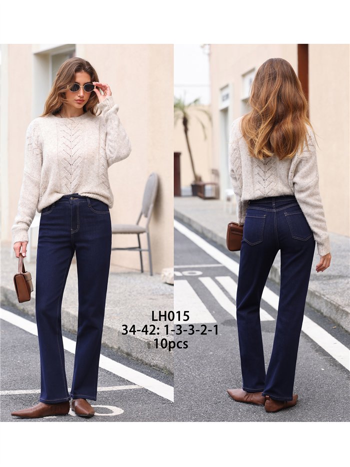 Jeans rectos denim oscuro