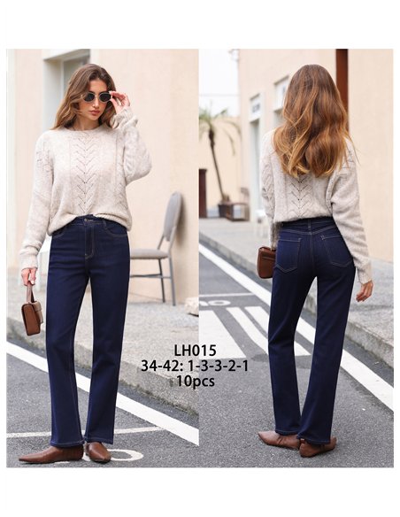 Jeans rectos denim oscuro