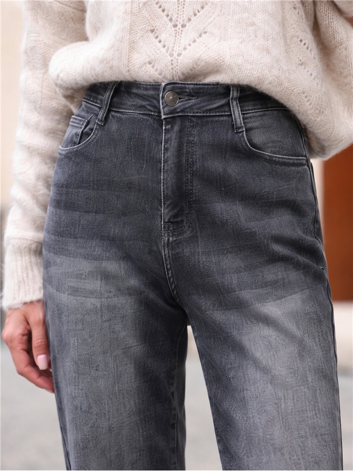 Jeans skinny lavado gris