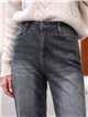 Jeans skinny lavado gris