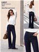 Jeans flare denim oscuro