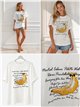 Camiseta oversize con banana