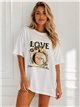 Camiseta maxi perfume