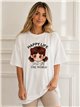 Camiseta maxi happy girl