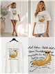 Camiseta maxi banana script