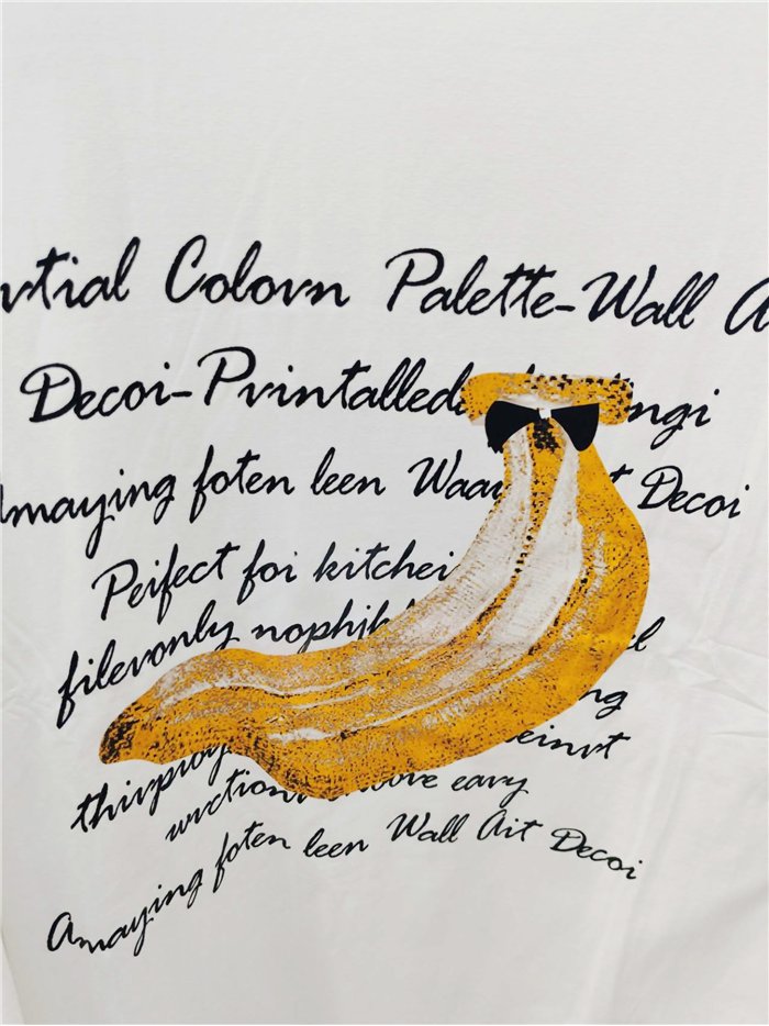 Camiseta maxi banana script