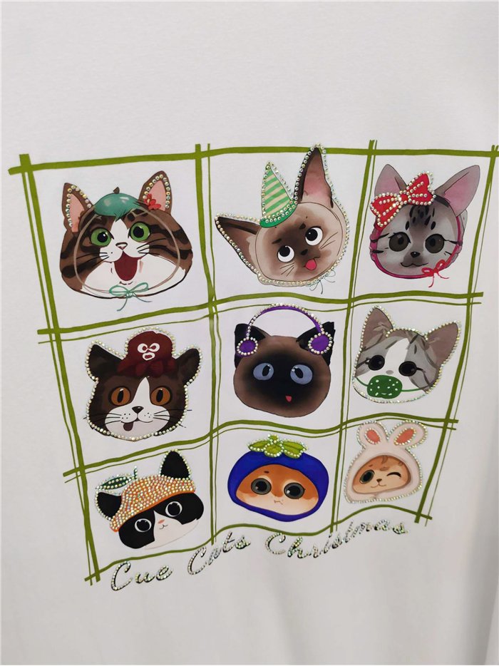 Vestido midi gatitos