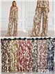 Pantalón lycra palazzo estampado paisley