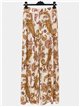 Pantalón lycra palazzo estampado paisley