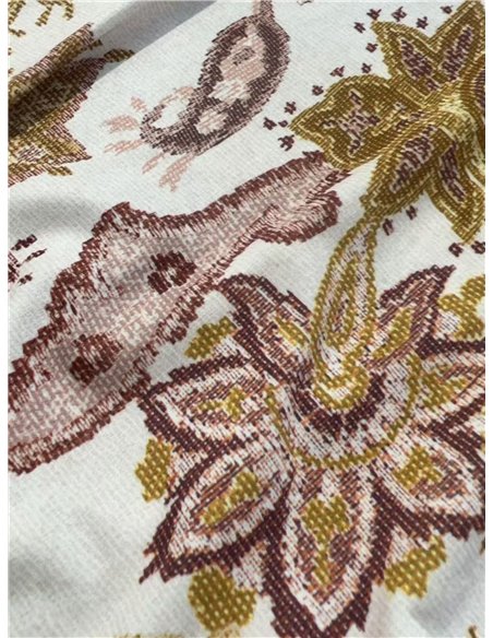 Pantalón lycra palazzo estampado paisley