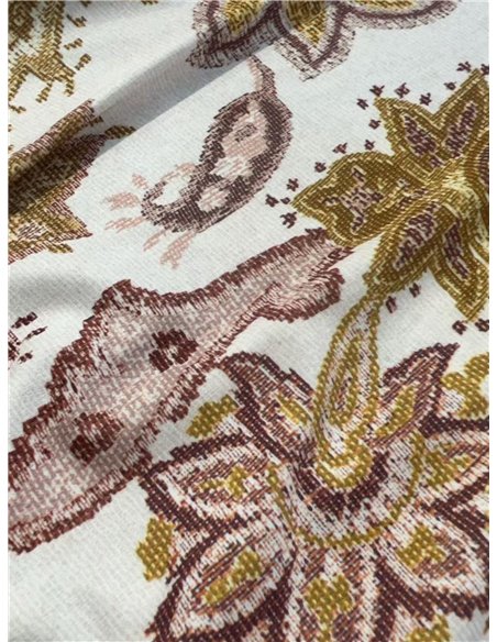 Blusa lycra sin mangas con estampado paisley