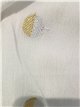 Camisa amplia con lunares bordados