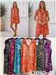 Vestido corto camisero sin mangas estampado bandana