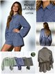 Conjunto camisa rayas y short