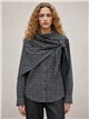 Camicia a quadri con fazzoletto