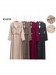 Vestido midi camisa com cinto