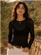 Camiseta encaje lycra