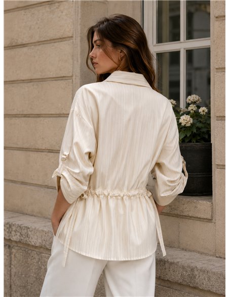 Camisa rayas con bolsillos