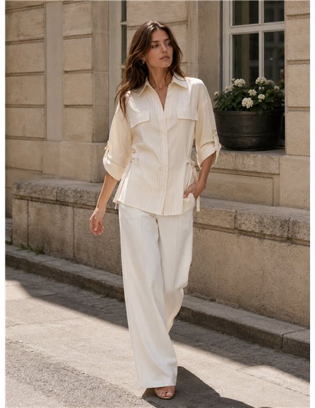 Camisa rayas con bolsillos