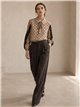 Camisa cuadros con encaje