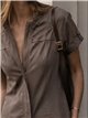 Vestido camisero cremallera