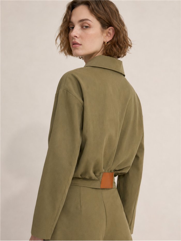 Conjunto chaqueta y falda pantalón