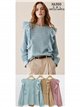 Blusa vichy con volantes