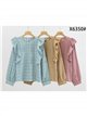 Blusa vichy con volantes
