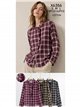 Camisa cuadros con puntilla
