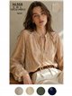 Blusa satinada estampada efecto seda