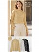 Blusa encaje con volante