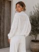 Bomber encaje floral