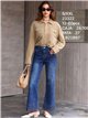 Jeans a gamba larga ricamati