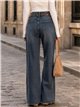 jeans basic con cintura intrecciata