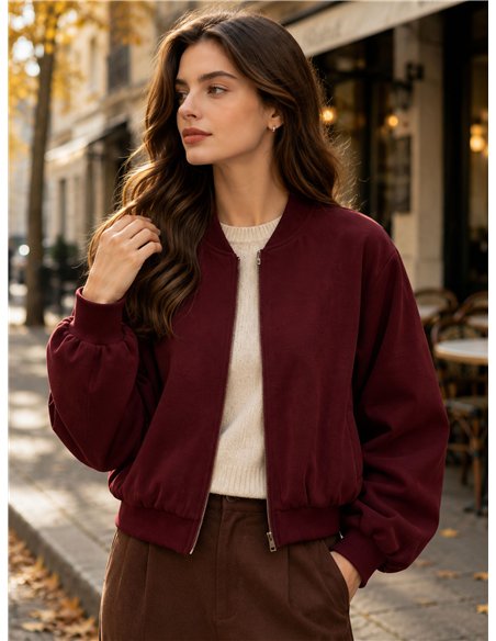 Giacca bomber semplice