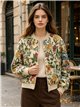 giacca bomber a fiori