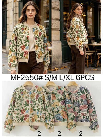 Floral bomber jacket 2