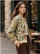 giacca bomber a fiori