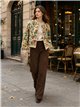 giacca bomber a fiori
