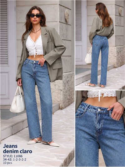Relaxed wide leg jeans 2