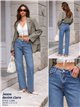 jeans basic a gamba larga