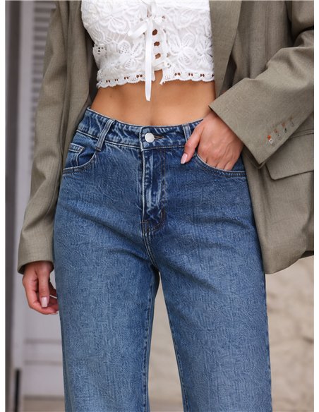 jeans basic a gamba larga
