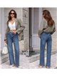 jeans basic a gamba larga