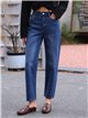 Jeans blu a palloncino
